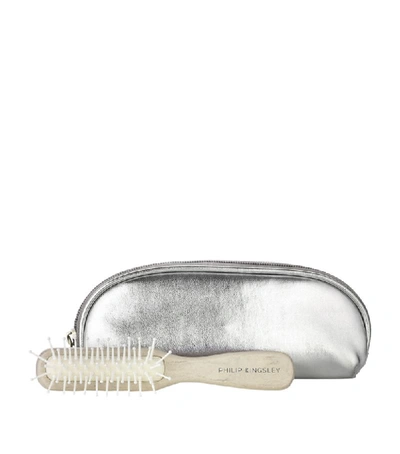 Philip Kingsley Handbag Hairbrush And Case - One Size In Colorless
