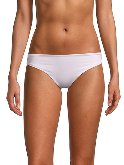 Johanna Ortiz Low-rise Bikini Bottom In Ecru