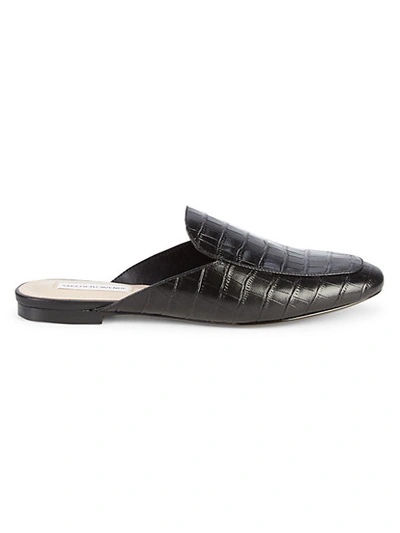 SAKS FIFTH AVENUE WOMEN'S LAYLA CROCODILE-EMBOSSED LEATHER MULES 0400011136424