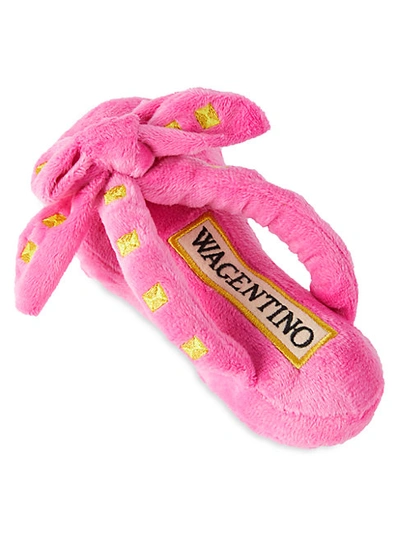 Haute Diggity Dog Babies' Wagentino Plush Sandal Dog Toy