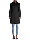 CINZIA ROCCA ICONS BUTTON-FRONT WOOL-BLEND COAT,0400012815352