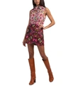 Trina Turk Getaway Sleeveless Silk Blend Necktie Blouse In Multi Whitewash Mww