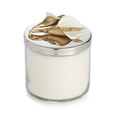 Michael Aram Calla Lily Candle In Silver