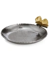 Michael Aram Butterfly Ginkgo Trinket Tray In Silver