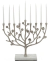 MICHAEL ARAM JUDAICA BOTANICAL LEAF MENORAH