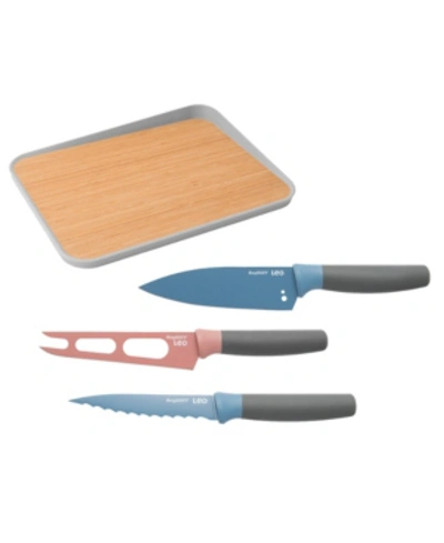 BERGHOFF LEO COLLECTION 4-PC. KNIFE SET WITH CUTTING BOARD