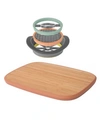 BERGHOFF LEO COLLECTION ALL-IN-ONE SLICER SET & LARGE CUTTING BOARD