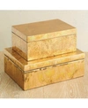 Global Views Luxe Gold Leaf Box Large