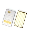 Mole Hollow Candles 8" Taper Candles, Set Of 12 In Off White