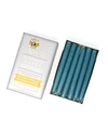Mole Hollow Candles 8" Taper Candles, Set Of 12 In Colonial Blue