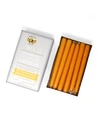 Mole Hollow Candles 8" Taper Candles, Set Of 12 In Yellow Gold