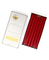Mole Hollow Candles 10" Taper Candles In Sweetheart Red