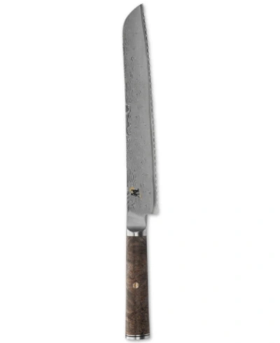 Miyabi Black 5000mcd67 9.5" Bread Knife In Brown