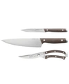 Berghoff Ron Collection 3-pc. Cutlery Set In Brown