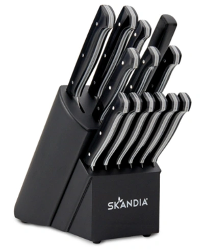 Hampton Forge Skandia Aldis 14-pc. Cutlery Set In Black