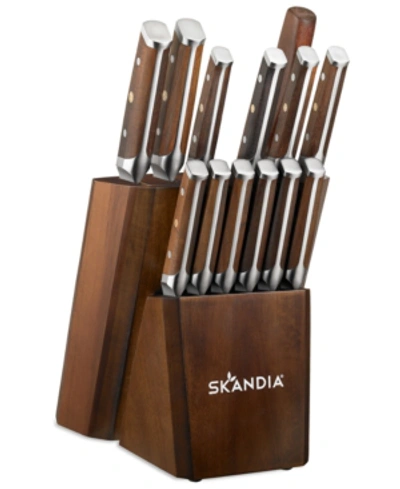 Hampton Forge Skandia Harley 14 Pc. Cutlery Set In Brown