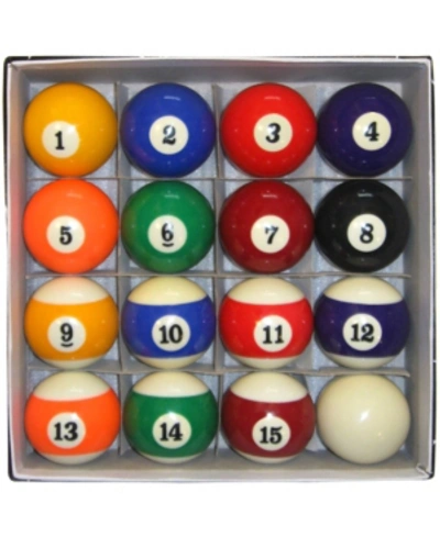 Blue Wave Pool Table Regulation Billiard Ball Set In Multi
