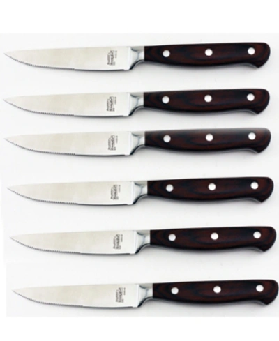 Berghoff Classico Steak Knife Set, 6 Piece In Black