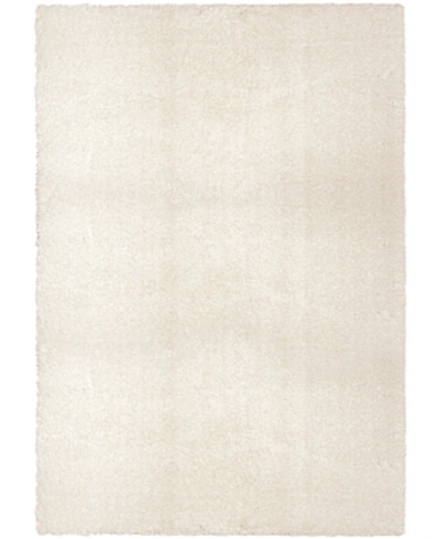 Jennifer Adams Home Orian Cotton Tail Solid 6'7" X 9'6" Area Rug In White