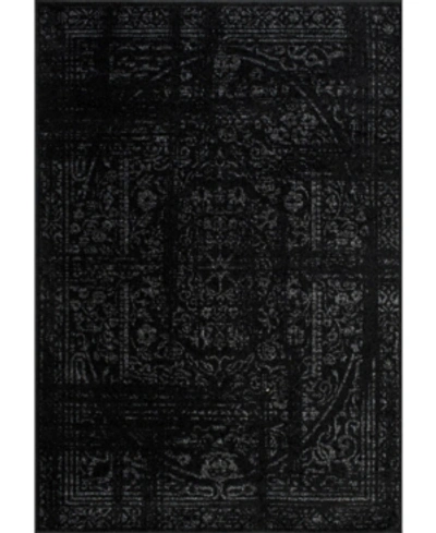 Nuloom Smoky Vintage-inspired Arlena 5' X 8' Area Rug In Black