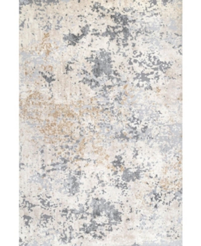 Nuloom Terra Contemporary Motto Abstract Beige 5' X 8' Area Rug In Tan/beige