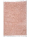 NULOOM NULOOM BELLEZA PLUSH NEVA PINK 5'3" X 7'7" AREA RUG