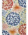Nuloom Claudia Transitional Floret Multi 5' X 8' Outdoor Area Rug In Multi