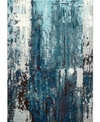 Nuloom Carnival Abstract Haydee Blue 5' X 8' Area Rug In Blue