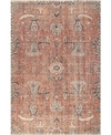 Nuloom Collina Rosalia Floral Persian Rust 5'3" X 7'7" Area Rug In Rust