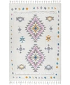 NULOOM LOFT TRANSITIONAL SHAG ISADORA WHITE 4' X 6' AREA RUG