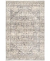 Nuloom Mystic Ehtel Medallion Fringe 5' X 7'9" Area Rug In Silver