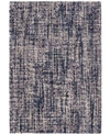 JENNIFER ADAMS HOME ORIAN COTTON TAIL CROSS THATCH GRAY 5'3" X 7'6" AREA RUG