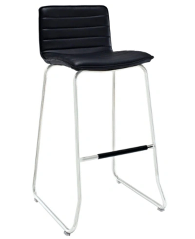 Modway Dive Bar Stool In Black
