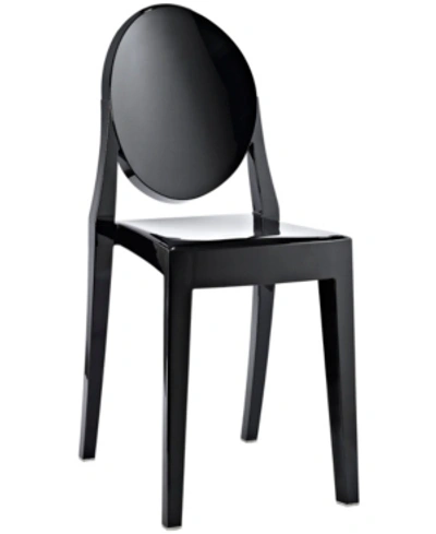 Modway Casper Dining Side Chair In Black