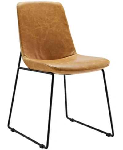 Modway Invite Dining Side Chair In Tan/beige