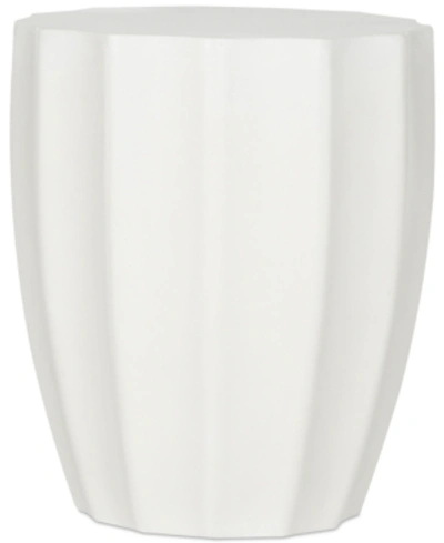 Safavieh Santon Outdoor Accent Table In Ivory