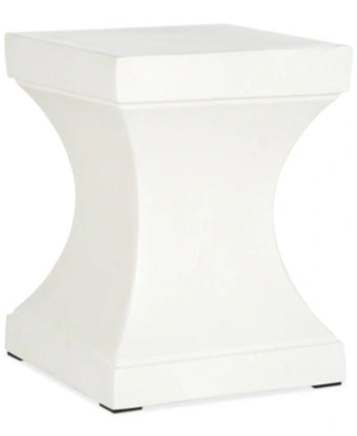 Safavieh Almer Outdoor Accent Table In Ivory
