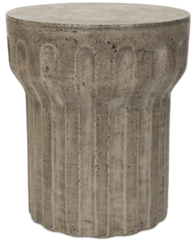 Safavieh Petell Outdoor Accent Table In Grey