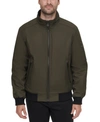 CALVIN KLEIN MEN'S CLASSIC ZIP-FRONT RIPSTOP BOMBER JACKET