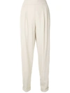 AGNONA TAPERED CROPPED TROUSERS