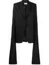 COPERNI DRAPED LONG SLEEVE BLAZER