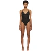 FLEUR DU MAL FLEUR DU MAL BLACK MESH SPORTY BODYSUIT