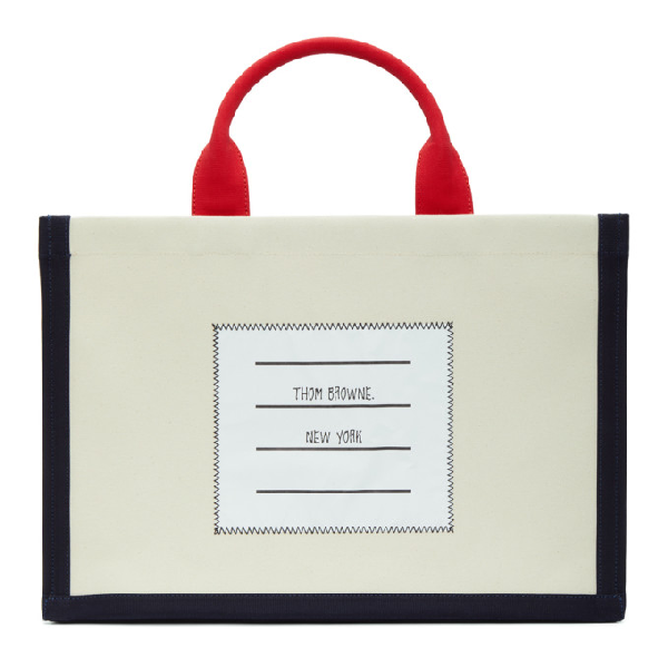 structured canvas tote bag