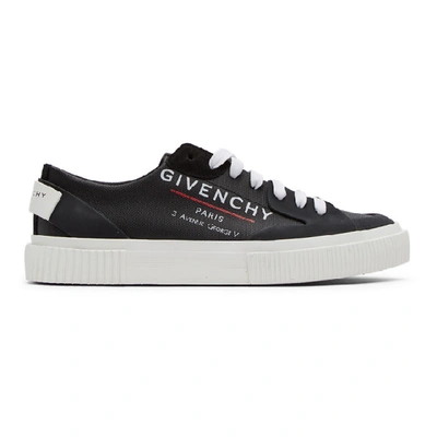 Givenchy Tennis Logo Light Trainers In Black
