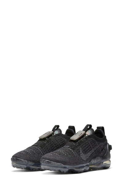 Nike Air Vapormax 2020 Flyknit Sneaker In Black/ Off Noir/ Black