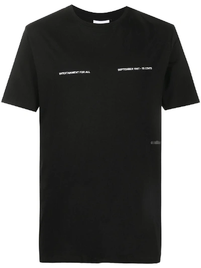 Soulland September T-shirt In Black