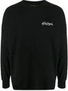 PALM ANGELS DESERT SKULL EMBROIDERED LONG-SLEEVE T-SHIRT
