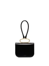 JIL SANDER HANDLEBAR LEATHER CLUTCH BAG