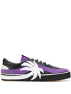 Palm Angels Vulc Palm Low Sneakers Pmia047e20lea002 In Purple