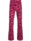 AMBUSH LEOPARD PRINT BOOTCUT TROUSERS